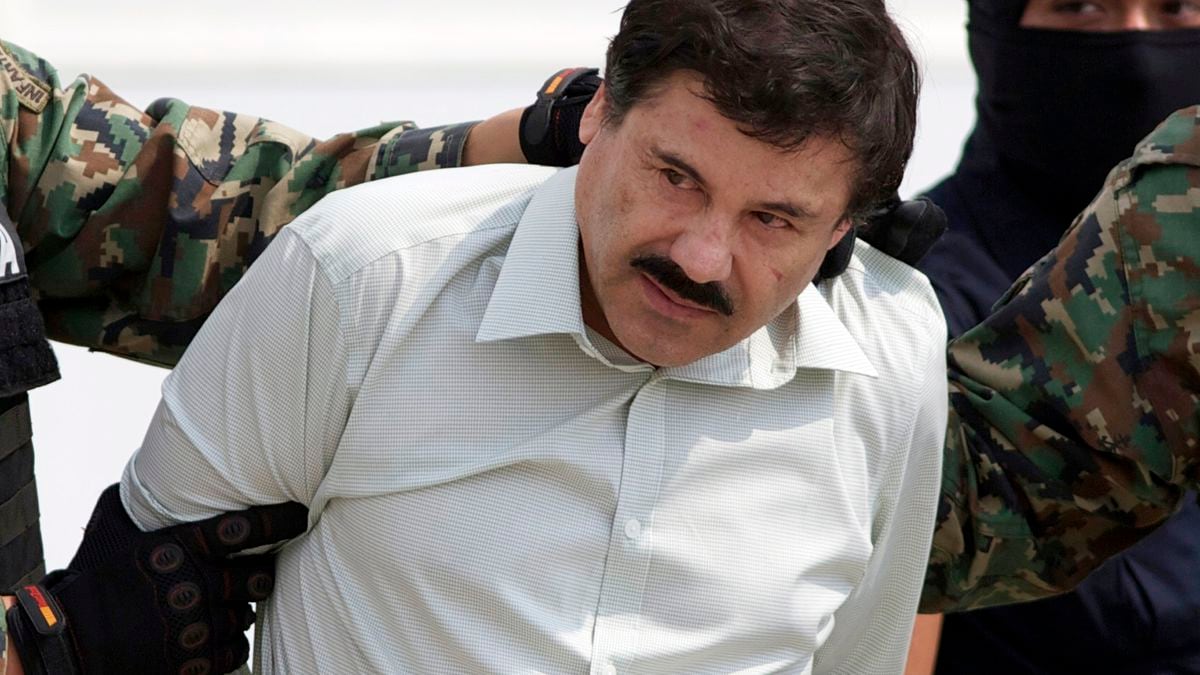 In this Feb. 22, 2014 file photo, Joaquin "El Chapo" Guzman, the head of Mexico's Sinaloa...