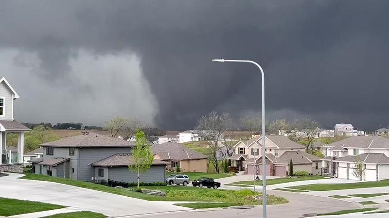 Multiple tornadoes were reported in Nebraska on Friday.