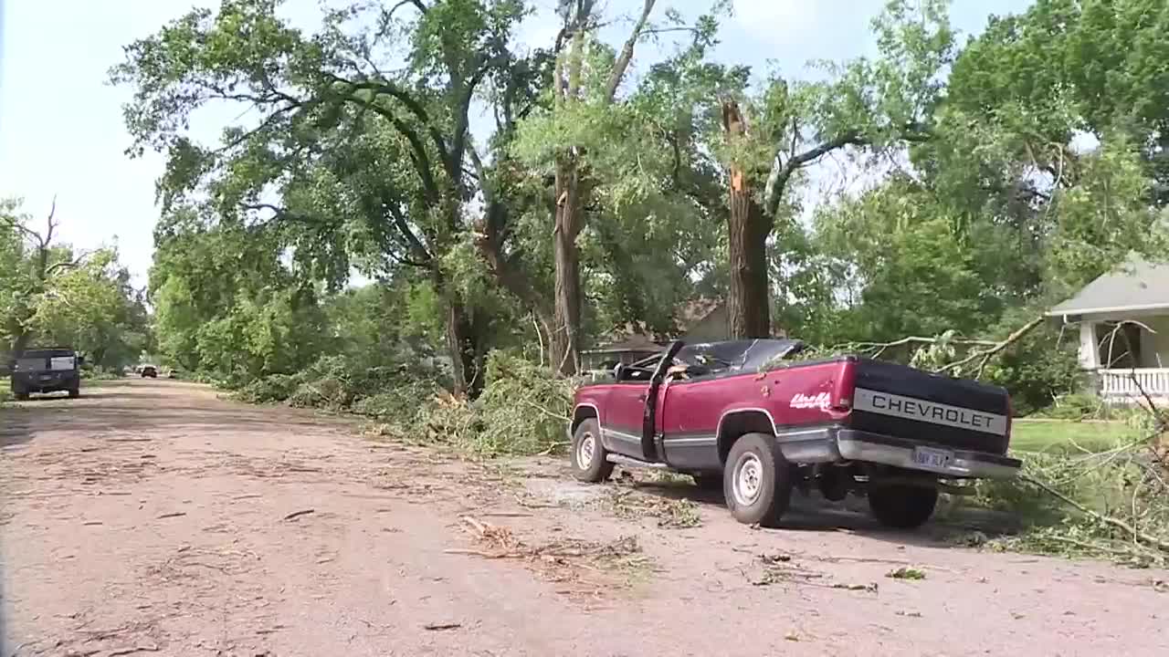 'I am blessed,' Halstead teen watches tree destroy pickup in Sunday's storm - Vimarsana News