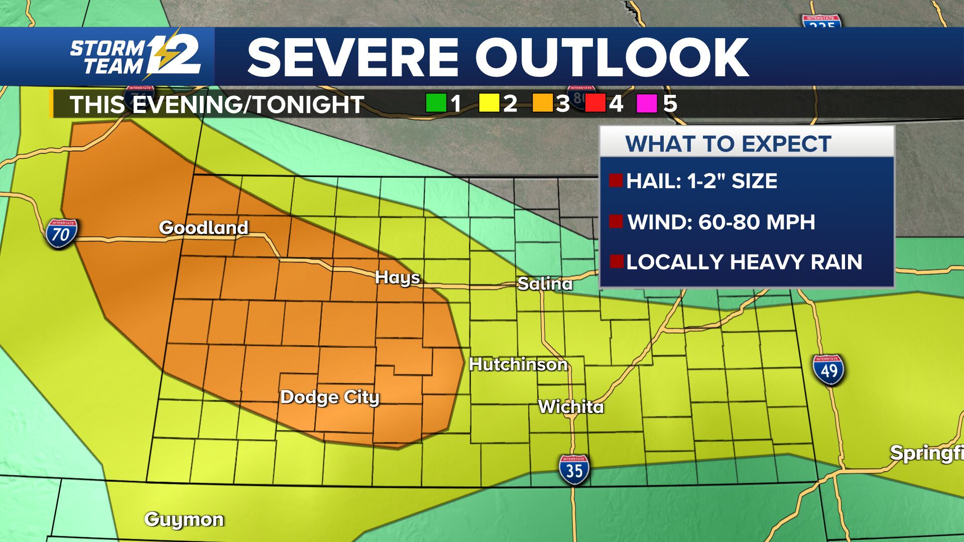 Severe storm risk through tonight - Vimarsana News